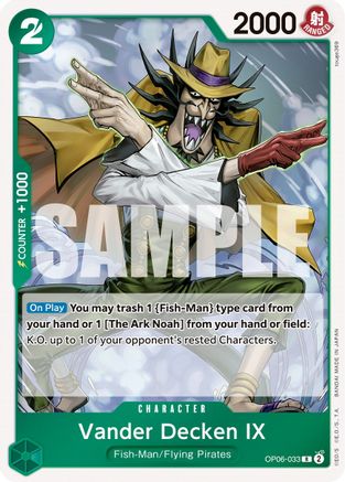 Image of Vander Decken IX (OP06-033) - Wings of the Captain Foil